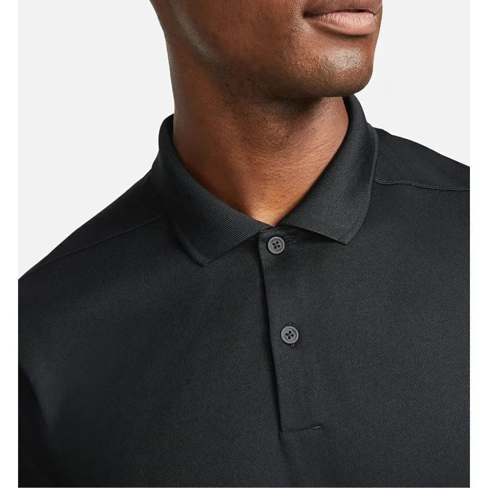 Nike Dri-FIT Victory Men's Golf Black Polo Large